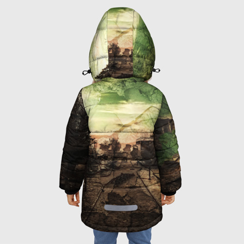 Зимняя куртка для девочек 3D Stalker, цвет черный - фото 4