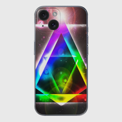 Чехол для iPhone 15 силиконовый с защитой камеры Иллюминаты