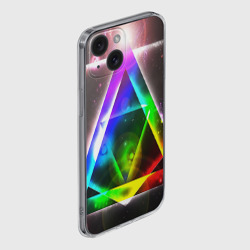 Чехол для iPhone 15 силиконовый с защитой камеры Иллюминаты - фото 2