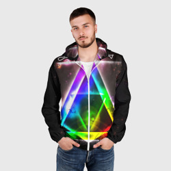 Мужская ветровка 3D Иллюминаты - фото 2