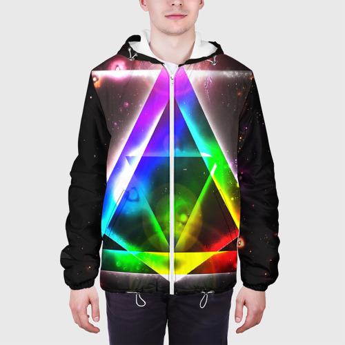 Мужская куртка 3D Иллюминаты, цвет 3D печать - фото 4