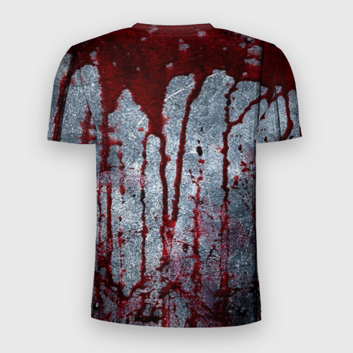 Мужская футболка 3D Slim Кровь на металле - фото 2