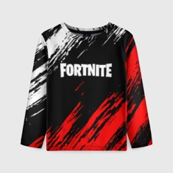 Детский лонгслив 3D Fortnite paints Фортнайт брызги