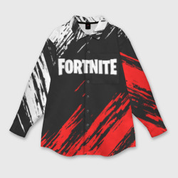 Мужская рубашка oversize 3D Fortnite paints Фортнайт брызги