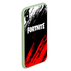 Чехол для iPhone XS Max матовый Fortnite paints Фортнайт брызги - фото 2