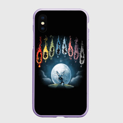 Чехол для iPhone XS Max матовый Покемон Эволюция Иви