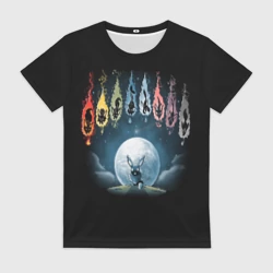 Женская футболка 3D Покемон Эволюция Иви