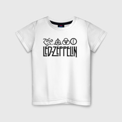 Детская футболка хлопок Led Zeppelin