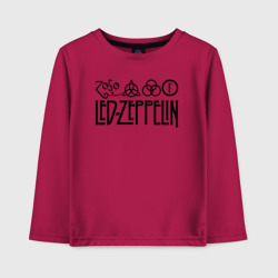 Детский лонгслив хлопок Led Zeppelin