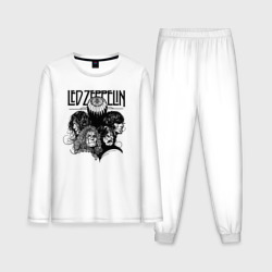Мужская пижама с лонгсливом хлопок Led Zeppelin