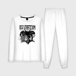 Женская пижама с лонгсливом хлопок Led Zeppelin
