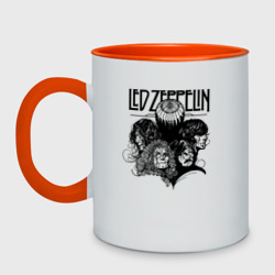 Кружка двухцветная Led Zeppelin