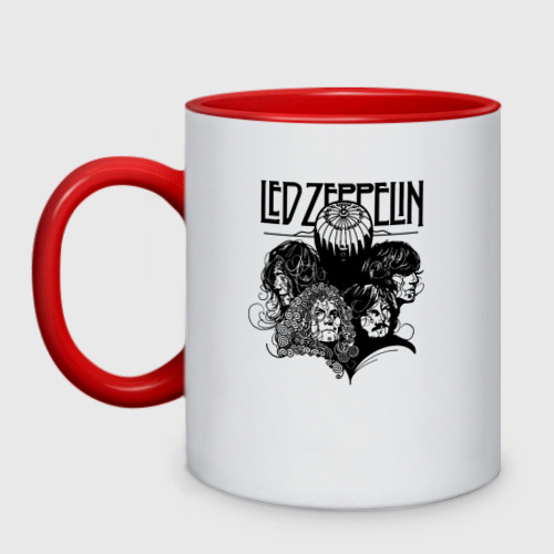 Кружка двухцветная Led Zeppelin