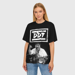 Женская футболка oversize 3D ДДТ - фото 2