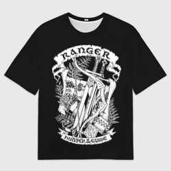 Женская футболка oversize 3D Ranger