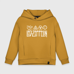 Детское худи Oversize хлопок Led Zeppelin