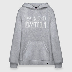 Худи SuperOversize хлопок Led Zeppelin