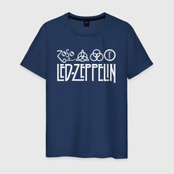 Мужская футболка хлопок Led Zeppelin