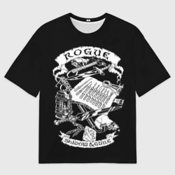 Женская футболка oversize 3D Rogue