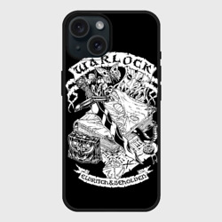 Чехол силиконовый для Apple iPhone 15 матовый Warlock
