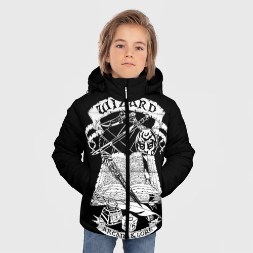 Зимняя куртка для мальчиков 3D Wizard, цвет светло-серый - фото 3