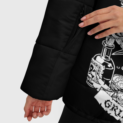 Женская зимняя куртка Oversize Assassin, цвет светло-серый - фото 6