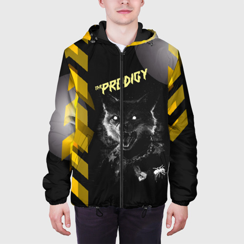 Мужская куртка 3D с принтом The prodigy (лис), вид сбоку #3
