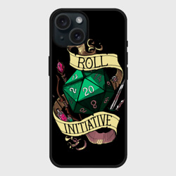 Чехол силиконовый для Apple iPhone 15 матовый Roll 20