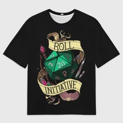 Мужская футболка oversize 3D Roll 20