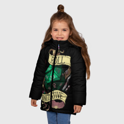 Зимняя куртка для девочек 3D Roll 20 - фото 2