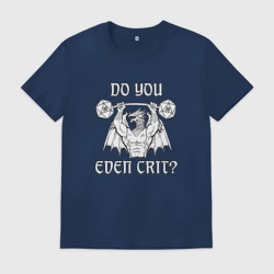 Мужская футболка хлопок Do you even crit?