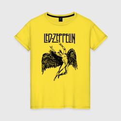 Женская футболка хлопок Led Zeppelin