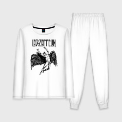 Женская пижама с лонгсливом хлопок Led Zeppelin