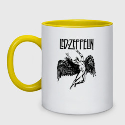 Кружка двухцветная Led Zeppelin