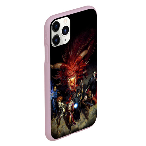 Чехол для iPhone 11 Pro матовый D&D, цвет розовый - фото 3