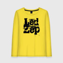 Женский лонгслив хлопок LedZep большое лого