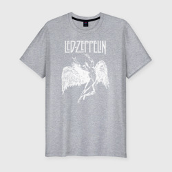 Мужская футболка хлопок Slim Led Zeppelin