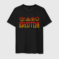 Led Zeppelin – Мужская футболка хлопок с принтом купить со скидкой в -20%