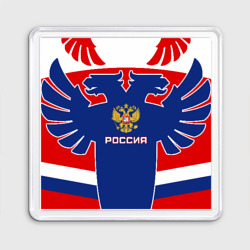 Магнит 55*55 Русский хоккей
