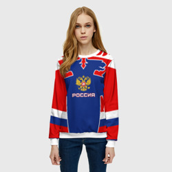 Женский свитшот 3D Русский хоккей - фото 2