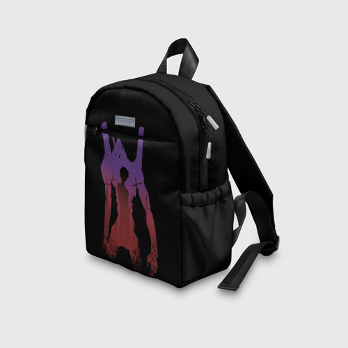 Детский рюкзак 3D Боевой робот Евангелион фиолетовый - фото 5