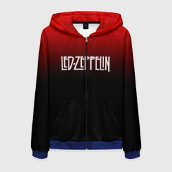 Мужская толстовка 3D на молнии Led Zeppelin