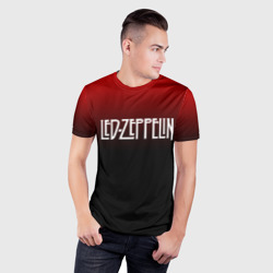 Мужская футболка 3D Slim Led Zeppelin - фото 2