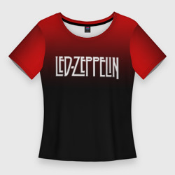 Женская футболка 3D Slim Led Zeppelin