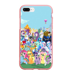 Чехол для iPhone 7Plus/8 Plus матовый My little pony