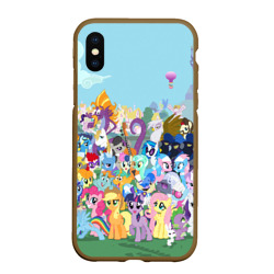 Чехол для iPhone XS Max матовый My little pony