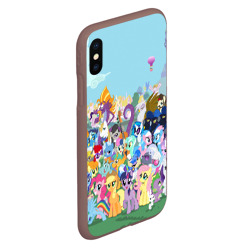 Чехол для iPhone XS Max матовый My little pony - фото 2