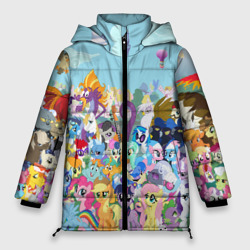 Женская зимняя куртка Oversize My little pony