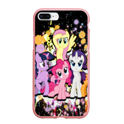 Чехол для iPhone 7Plus/8 Plus матовый My little pony band