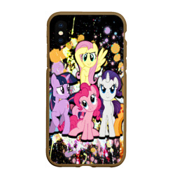 Чехол для iPhone XS Max матовый My little pony band